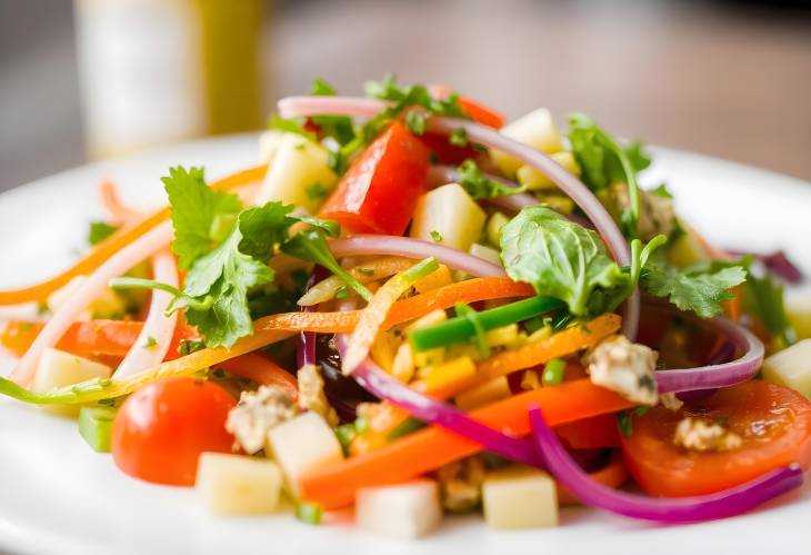 Colorful Mixed Vegetable Salad